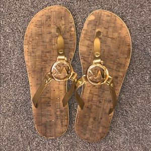 Michael Kors Jet Set Jelly Cork Flip Flop